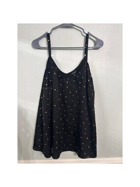 Torrid Black Printed Tank Top | Size 2 (2X)